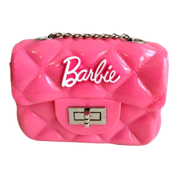 Barbie Miniso Barbiecore Y2K 90s Quilted Patent Purse - Picture 8 of 9